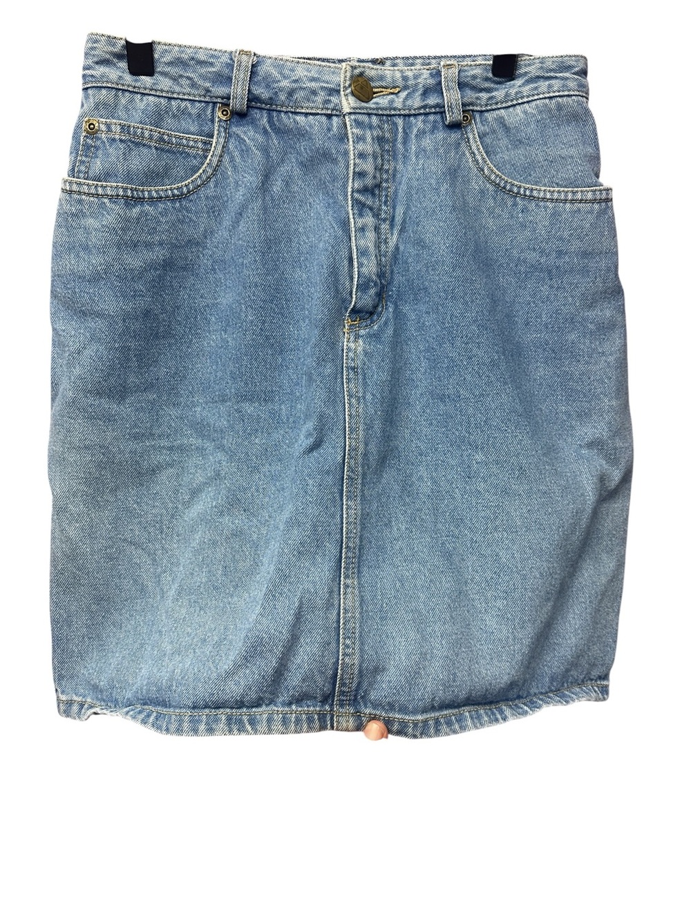 Vintage Liz Claiborne  Light Wash Denim Skirt 8 short